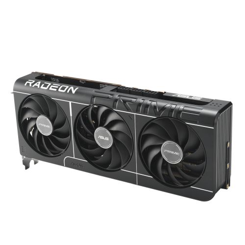 Asus PRIME RX9070 XT OC, PCIe5, 16GB DDR6, HDMI, 3 DP, 3030MHz Clock, Overclocked, Compact SFF-Ready