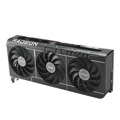 Asus PRIME RX9070 XT OC, PCIe5, 16GB DDR6, HDMI, 3 DP, 3030MHz Clock, Overclocked, Compact SFF-Ready