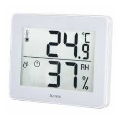 Hama (TH-130) Thermo/Hygrometer - Thermometer, Hygrometer, Comfort Indicator, White