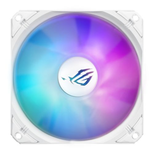Asus ROG STRIX LC III 240 ARGB White Liquid CPU Cooler, 240mm, 7th Gen v2 Asetek Pump, ARGB Fans, Rotatable Water Block