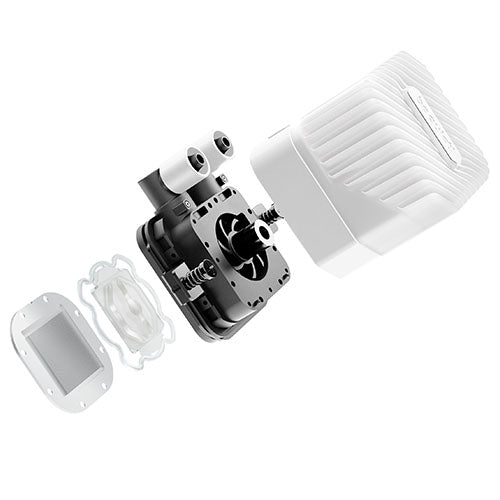 Be Quiet! Light Loop 360mm ARGB Liquid CPU Cooler, 3x Light Wings LX PWM Fans, ARGB Cooling Block, ARGB-PWM-Hub, White