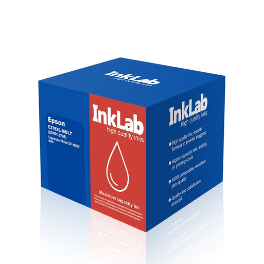 InkLab 378 XL Epson Compatible Photo HD Multipack Replacment Ink